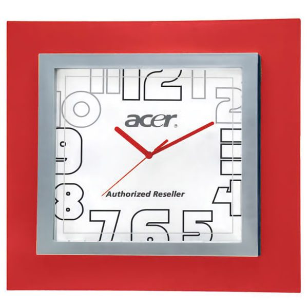 ساعت دیواری تبلیغاتی 5161 قرمز
