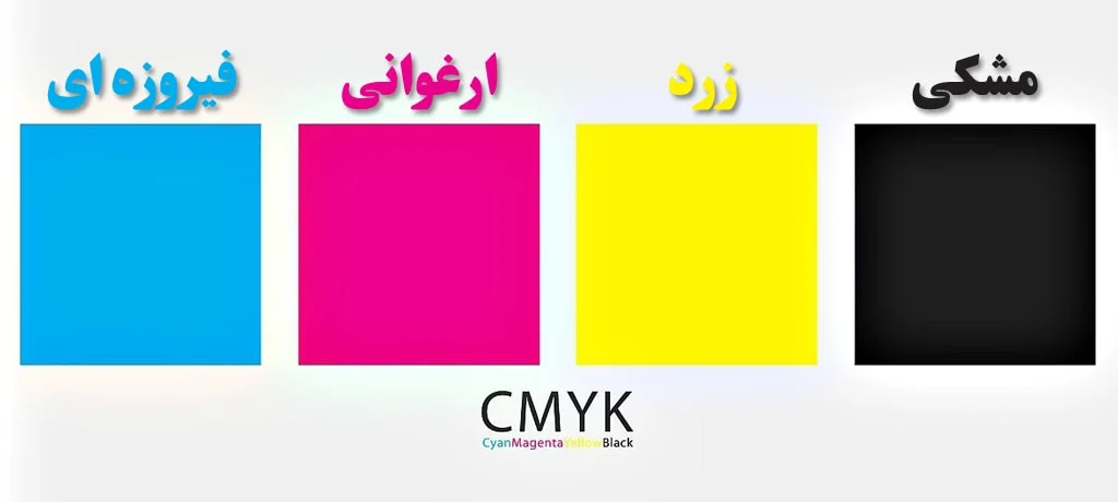 انواع فرمت های رنگی چاپ کاربرد مد رنگی CMYK