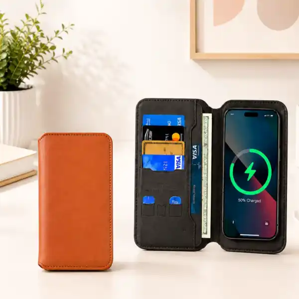 MagSafe-AV Power Bank Wallet_11zon کیف پول پاوربانک دار مگ سیف AV