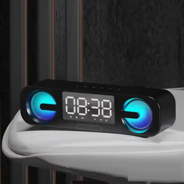 SPEAKER-UCROWN-S7-2 اسپیکر بلوتوث ساعت دار S7